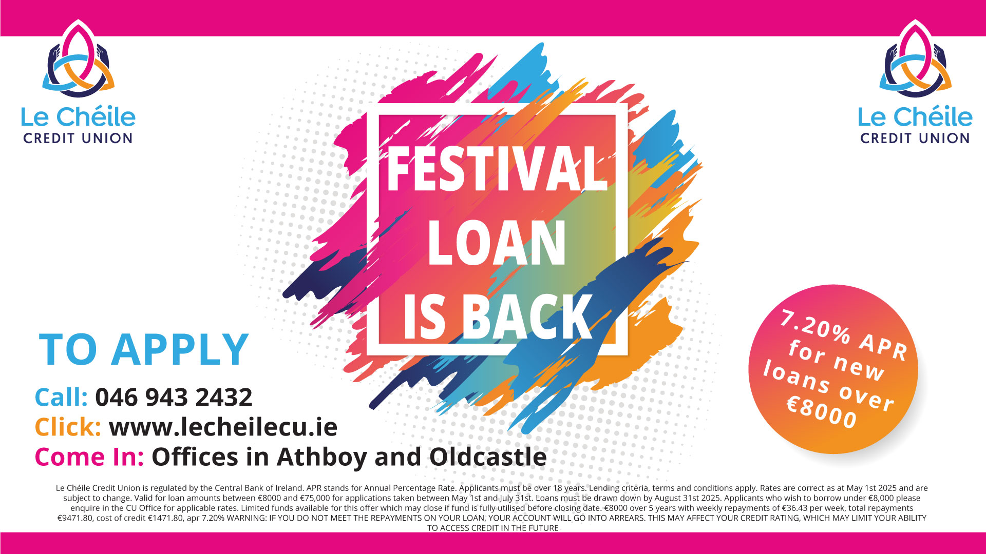 Festival Loan is back!