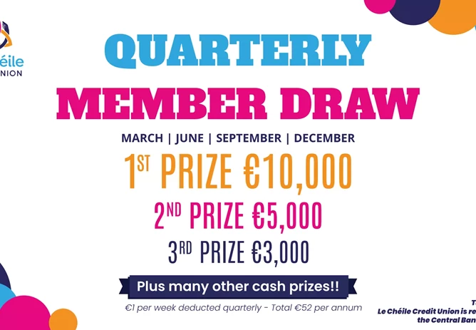 September 2026 Quarterly Member Draw Winners!