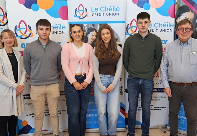 Le Chéile Scholarship & Bryan Keane Bursary Winners 2025