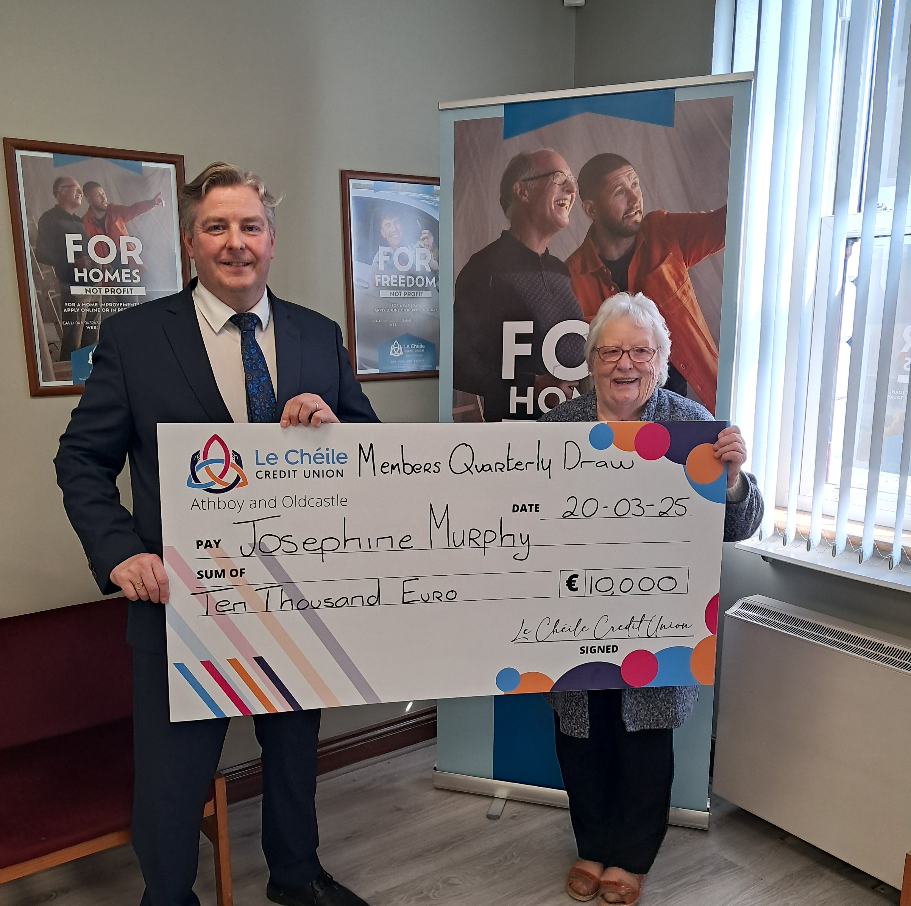 St Patrick's Day Members Quarterly Draw 2025