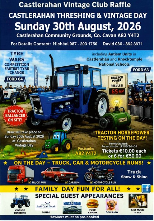 Castlerahan Vintage Club - Threshing & Vintage Day